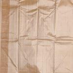 Plain Sapota Brown Shade Silk Saree With Zari Borde