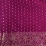 Purple Dola Silk Saree With Heavy Jaal Design